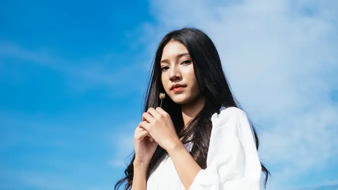 kalem langit biru cantik