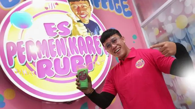 Ruri Repvblik membuka bisnis baru Es Permen Karet