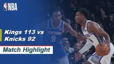 Berita Video Highlights NBA 2019-2020, Sacramento Kings Vs New York Knicks 113-92