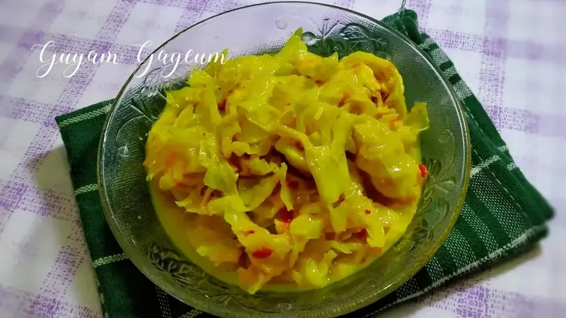 Resep sayur kol ala RM Padang. (dok. Cookpad @asnie_guyamgayeum)