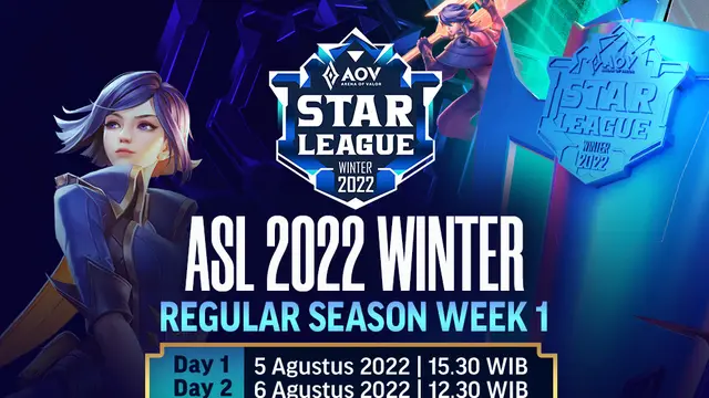 Saksikan Live Streaming AOV Star League Winter 2022 di Vidio Pekan Ini, 5-7 Agustus 2022