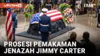 Prosesi Pemakaman Membawa Jenazah Carter dari Navy War Memorial ke Gedung Kongres AS