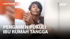 Kessal Dikasih Receh, Pengamen Pukuli IRT Pakai Balok Kayu