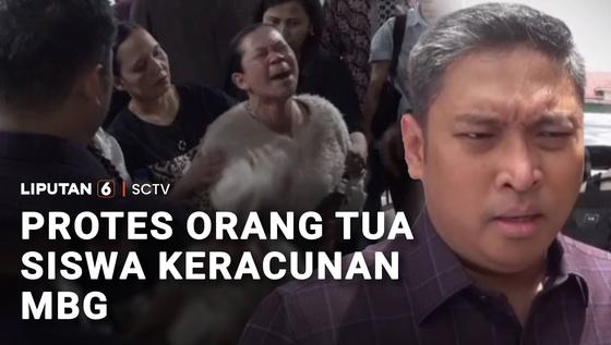 Protes Orang Tua Siswa Keracunan MBG