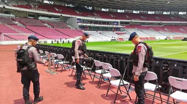 Jelang Timnas Indonesia vs Singapura, Penjinak Bom Sterilisasi GBK