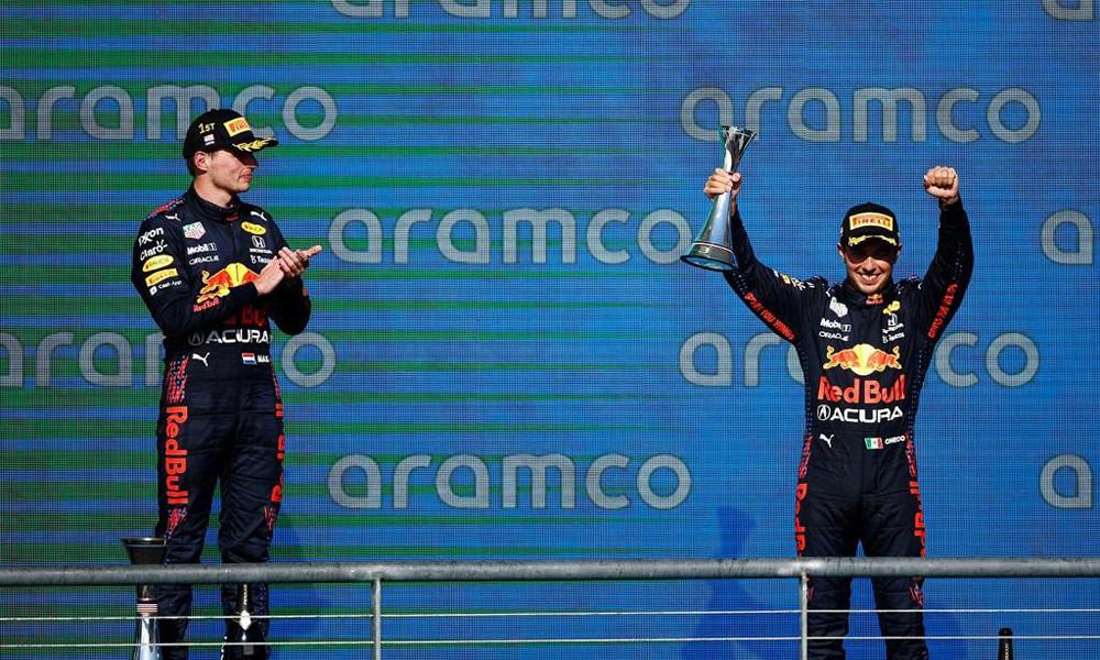 Sergio Perez menempati podium ke-3 (ExxonMobil)