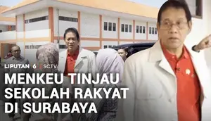 Menkeu Tinjau Sekolah Rakyat di Surabaya