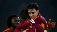 Gelandang muda AS Roma, Niccolo Pisilli. (Filippo MONTEFORTE / AFP)