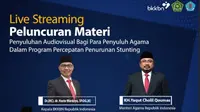 Badan Kependudukan dan Keluarga Berencana Nasional (BKKBN) meluncurkan materi penyuluhan audiovisual bagi para penyuluh agama pada Senin, (28/11).