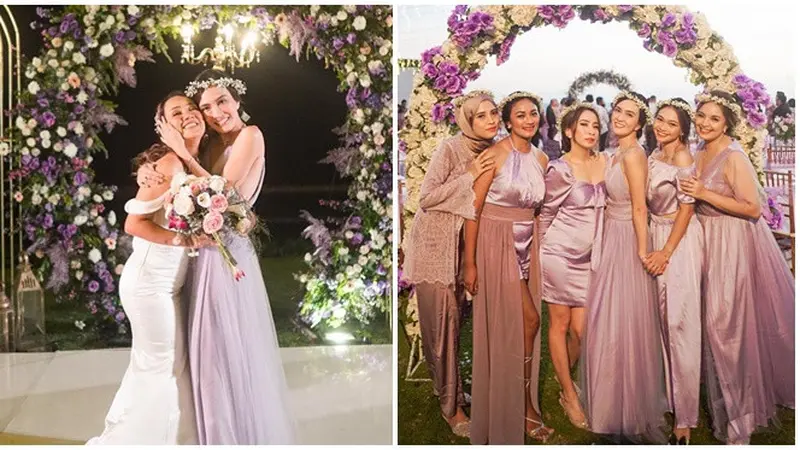 6 Potret Shandy Aulia Jadi Bridesmaid di Pernikahan Sahabat, 16 Tahun Berteman