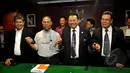 Wakil Ketua KPK Bambang Widjojanto mendatangi Perhimpunan Advokat Indonesia (Peradi), Jakarta, Kamis (5/2/2015). (Liputan6.com/Johan Tallo)