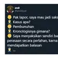 Obrolan Lucu Saat Lapor Polisi Ini Malah Berujung Curhat (sumber:Twitter/andihiyat)