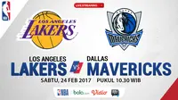 Jadwal NBA, Los Angeles Lakers Vs Dallas Mavericks. (Bola.com/Dody Iryawan)