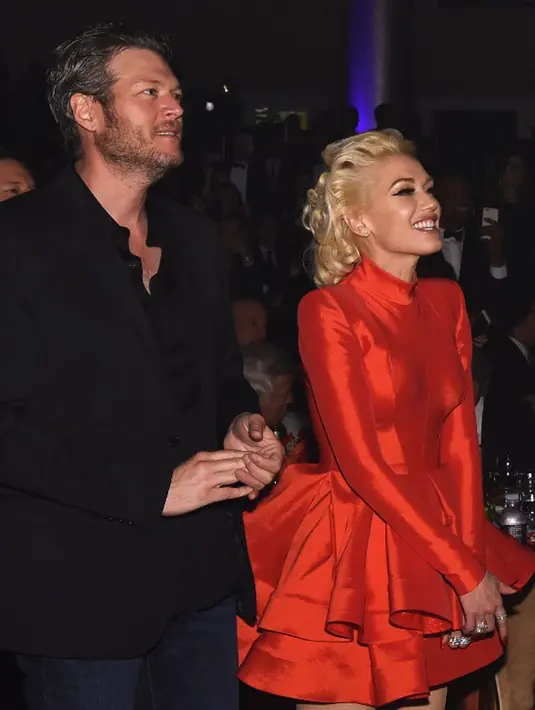 Melansir dari Radar Online beberapa waktu lalu, Gwen yang saat itu bertandang ke dokter kandungan mengenakan pakaian yang agak besar. Hal ini diperkirakan untuk menutupi kehamilannya. (AFP/Larry Busacca)