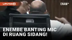 Emosi! Lukas Enembe Lempar Mikrofon Saat Dicecar Jaksa