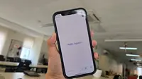 Ilustrasi aplikasi Gemini di iPhone (Liputan6.com/ Agustin Setyo Wardani)