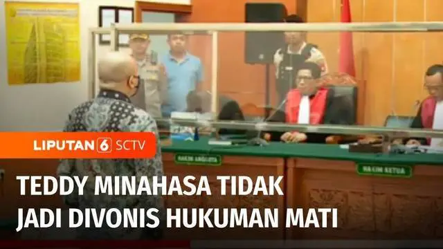 Mantan Kapolda Sumatera Barat, Teddy Minahasa divonis penjara seumur hidup dalam kasus peredaran narkoba. Vonis ini lebih rendah dari tuntutan jaksa, yakni hukuman mati.