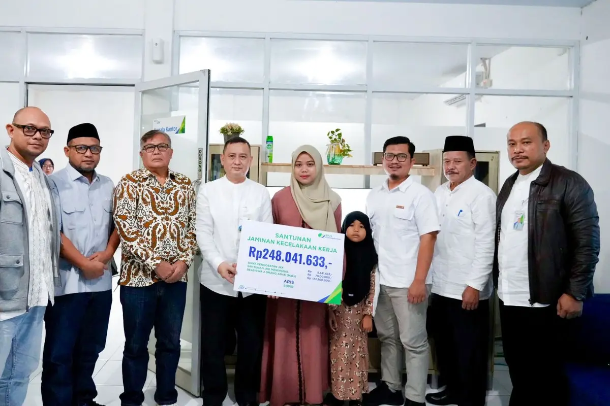 Kecelakaan Renggut Nyawa Sopir Truk, Ahli Waris Terima Hak Rp248 Juta dari BPJS Ketenagakerjaan