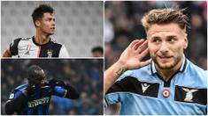Penyerang Lazio, Ciro Immobile, kembali mengungguli Cristiano Ronaldo dalam persaingan menjadi top skor Serie A Liga Italia. Berikut daftar top skor sementara Serie A musim 2019-2020 hingga pekan ke-35.