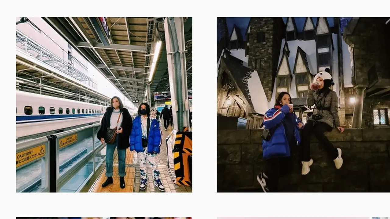 BCL dan Noah Sinclair liburan di Jepang (foto: instagram @bclsinclair)