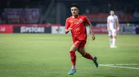 Pemain Persija Jakarta, Oliver Bias saat menghadapi Borneo FC pada laga pekan ke-7 BRI Liga 1 2023/2024 di Stadion Patriot Candrabhaga, Bekasi, Rabu (9/8/2023). (Bola.com/Bagaskara Lazuardi)