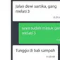 Chat Kocak Ojek Online Saat Disuruh Menunggu Ini Bikin Cengar- Cengir (sumber:Instagram/dramaojol.id).