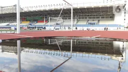 Kondisi Stadion Rizal Memorial di Manila, Filipina, Senin (25/11/2019). Stadion ini akan menjadi venue cabang sepak bola SEA Games 2019. (Bola.com/M Iqbal Ichsan)