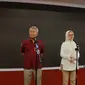 Kepala BPOM RI Penny K. Lukito mengatakan produk pangan mengandung hewan seperti ikan dan unggas yang akan memasok katering bagi jemaah haji Indonesia dapat dipersiapkan masuk ke Arab Saudi saat konferensi pers Diplomasi SFDA untuk Perjuangkan Akses Produk Pangan Indonesia Tembus Arab Saudi di Kantor BPOM RI Jakarta pada Selasa, 18 April 2023. (Liputan6.com/Fitri Haryanti Harsono)