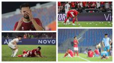 Tahun 2025 menjadi tahun penuh pembelajaran bagi Timnas Indonesia di berbagai level usia. Berikut ini, momen pahit Timnas Indonesia selama 2025. (Kolase: Dok Bola.com dan AP Photo)