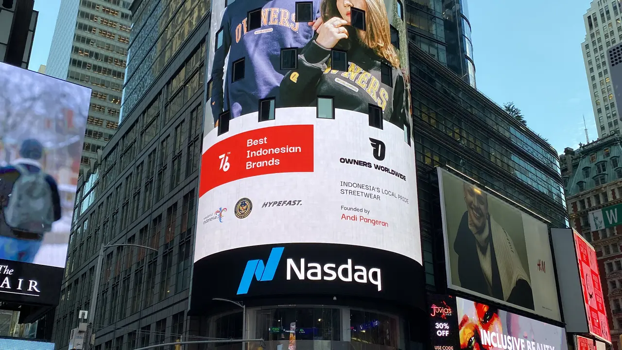 Tepat pada HUT Ke-76 RI, 16 Brand Indonesia Tampil di Times Square New York /dok. Hypefast