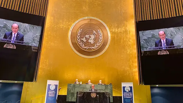 Kepala BNPT Boy Rafli Amar memimpin Delegasi Indonesia pada The First United Nations Global Congress of Victims of Terrorism yang digelar di Markas Besar PBB New York pada 8 hingga 9 September 2022.