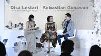 Sebastian Gunawan berkolaborasi dengan Aqua Reflections untuk desain botol kaca yang stylish. (Foto: Dok. Aqua)
