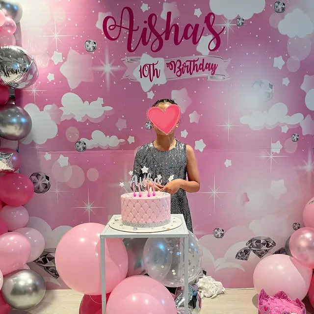 Aisha anak Denada ultah ke-10 (Instagram/denadaindonesia)