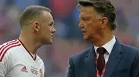 Di bawah arahan Louis van Gaal, Wayne Rooney gagal memberikan performa terbaik buat Manchester United. (AFP)