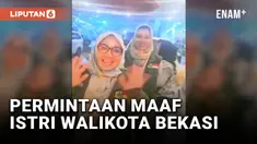Istri Walikota bekasi Minta Maaf Usai Menginap di Hotel saat Banjir