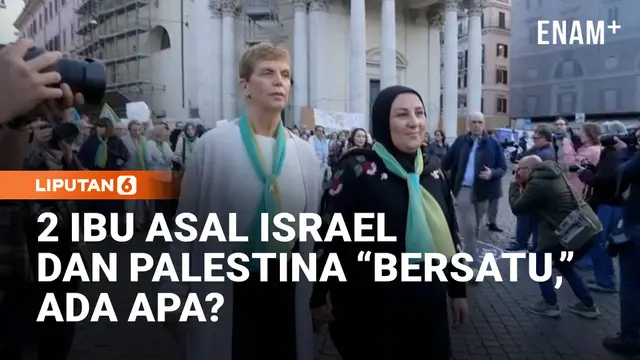 Ibu Palestina dan Israel Gandengan Tangan di Roma, Ada Apa?