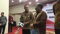 Ketua Komisi Pemberantasan Korupsi (KPK) Filri Bahuri bersama Ketua Komisi Yudisial Amzulian Rifai. (Merdeka.com/
Muhammad Genantan Saputra)