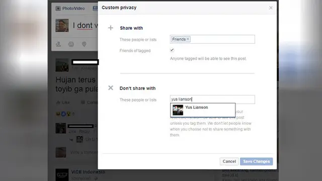 Tips Facebook