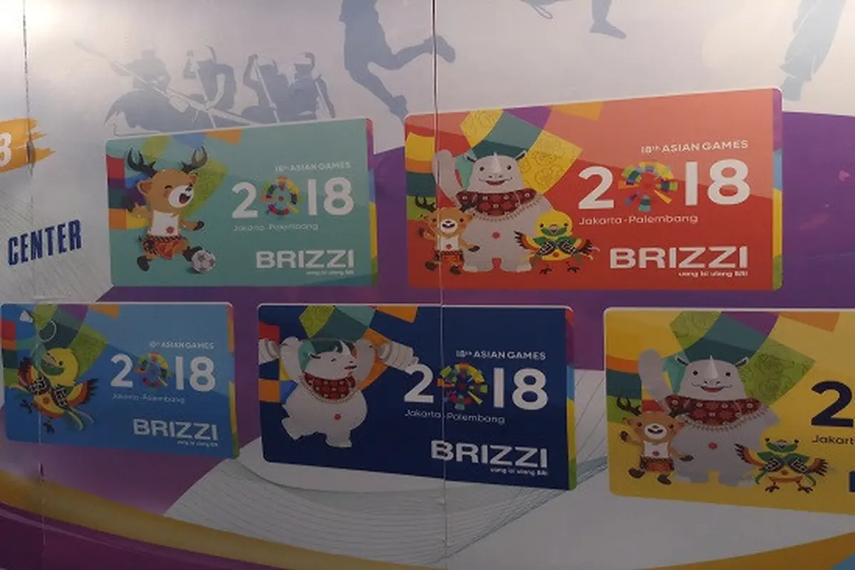 PT Bank Rakyat Indonesia Tbk (Bank BRI) merilis 5 desain terbaru uang elektronik atau Brizzi. (Achmad Dwi Apriyadi)