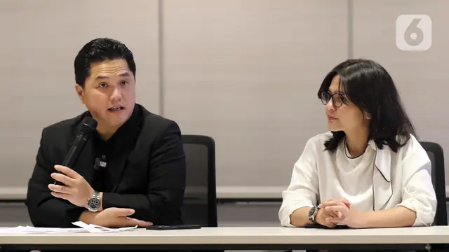 Erick Thohir dan Ratu Tisha