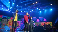 CJR, salah satu pengisi acara di konser Syahrini (Liputan6.com/Faizal Fanani)