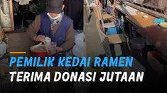 Seorang pemuda membagikan pengalamannya ketika makan di sebuah kedai ramen di Jepang.