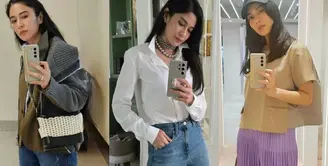 Lihat di sini kumpulan OOTD mirror selfie Dian Sastrowardoyo yang tak pernah gagal tampil memesona.