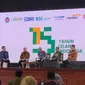 Acara puncak 115 Tahun Lelang Indonesia dengan tema "Semangat Kebangsaan Melandasi Lelang Menuju Pasar Dunia", di Jakarta, Selasa (18/7/2023). (Tira/Liputan6.com)