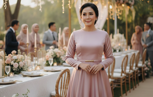 Model Baju Bridesmaid Emak Emak (created by AI)