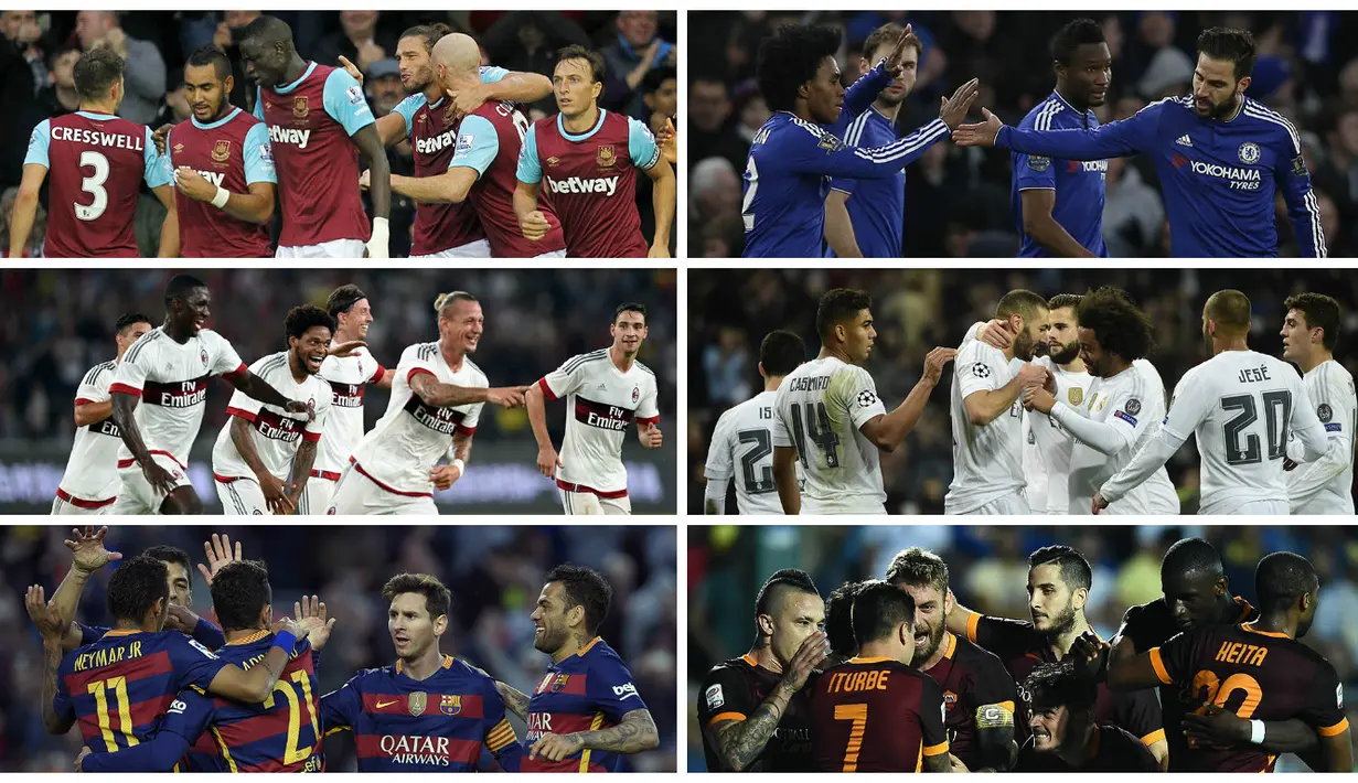 Real Madrid berhasil menjadi klub terkaya di dunia, namun masih klub-klub Liga Premier Inggris yang mendominasi deretan team dengan penghasilan tertinggi. Berikut 20 besar klub dengan pendapatan tertinggi di dunia. 