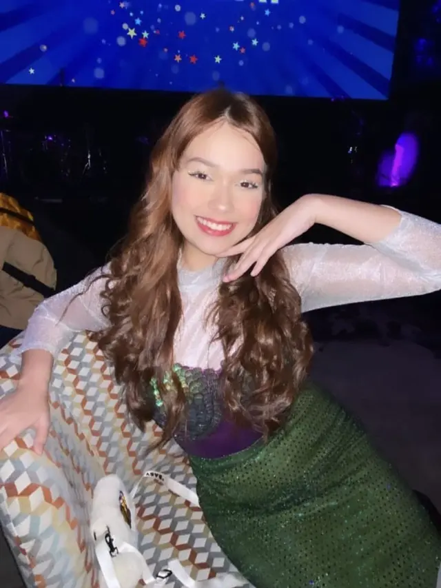 Rebecca Klopper hadir di pesta ulang tahun Azizah Salsha