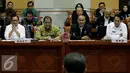 Suasana Rapat Dengar Pendapat (RDP) dengan komisi III DPR, di Kompleks Parlemen, Senayan, Jakarta (16/6). Rapat tersebut membahas APBN Perubahan 2016 dan RKAK/L tahun 2017. (Liputan6.com/Johan Tallo)