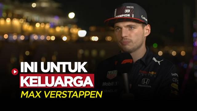 Berita Video, Ini Komentar Max Verstappen Usai Meraih Gelar Juara Formula 1 Musim 2021/2022