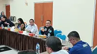 Hadapi Nataru, Anggota DPD RI Kunjungi Kantor Otoritas Bandar Udara Wilayah VIII Manado